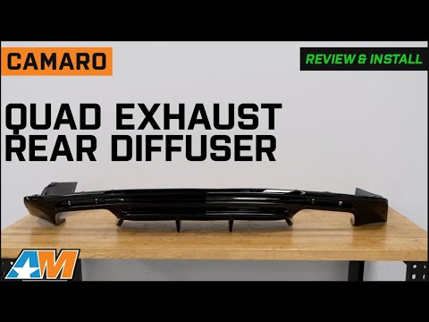 2016-2024 Camaro Quad Exhaust Rear Diffuser Review & Install