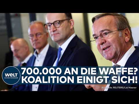DEUTSCHLAND: Wehrdienst! Regierung mit klarem Statement zur Zukunft der Bundeswehr! 700.000 pro Jahr