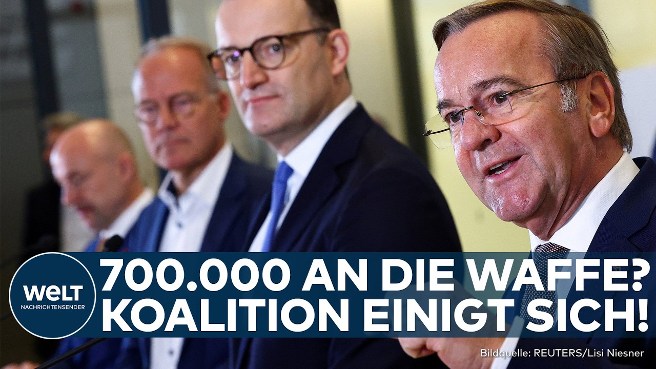 DEUTSCHLAND: Wehrdienst! Regierung mit klarem Statement zur Zukunft der Bundeswehr! 700.000 pro Jahr