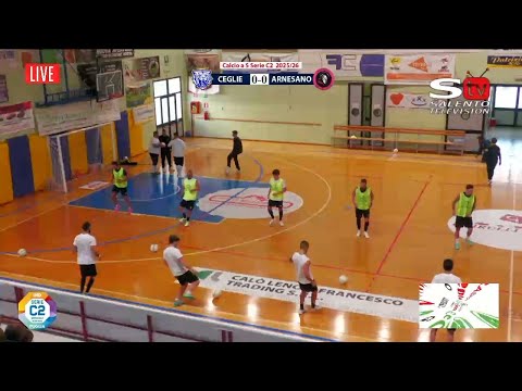 4ª giornata 𝐅𝐮𝐭𝐬𝐚𝐥 𝐬𝐞𝐫𝐢𝐞 𝐂𝟐 - 𝐆𝐢𝐫𝐨𝐧𝐞 𝐂 (𝐏𝐮𝐠𝐥𝐢𝐚): FUTSAL CEGLIE 🆚 FUTSAL ARNESANO in DIRETTA !