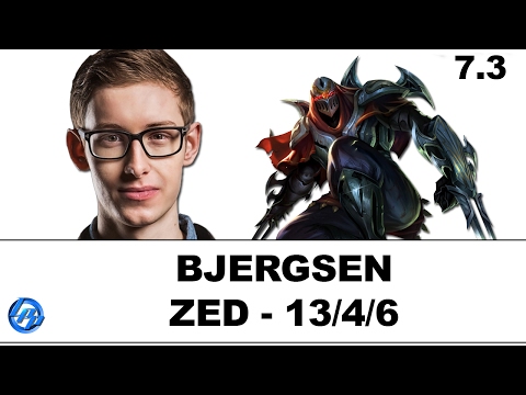 Bjergsen - Zed vs Ryze - Patch 7.3