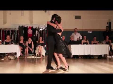  Sabrina Masso  and  Federico Naveira  are  dancing  to  "  Jamas Retornaras  "  by  Miguel Caló