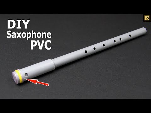 How to make a Saxophone with a simple PVC pipe