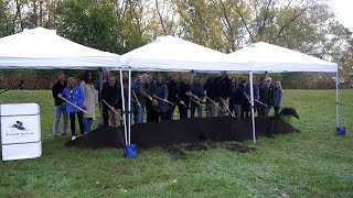 Breaking ground on the community health and wellness center