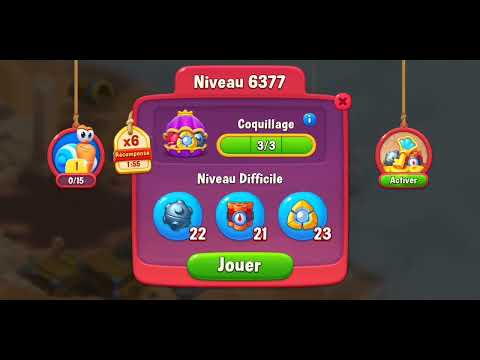 Fishdom level 6371 to 6380 / niveau 6371 au 6380