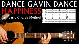 Dance Gavin Dance Happiness Guitar Lesson / Guitar Tab / Guitar Tabs / Guitar Chords / Guitar Cover