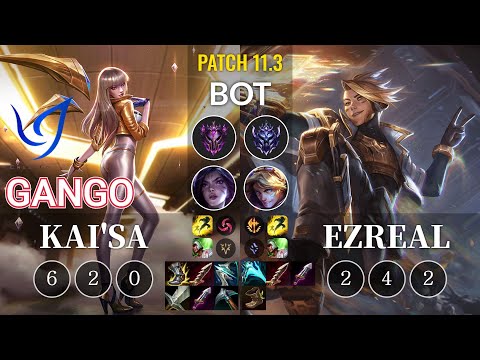 CGA Gango Kai'Sa vs Ezreal Bot - KR Patch 11.3
