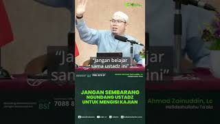 Download lagu Jangan Sembarang Ngundang Ustadz Untuk Mengisi Kajian - Ustadz Ahmad Zainuddin al-Banjary, Lc mp3