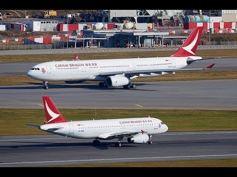 Classe Econômica Cathay Dragon – Xangai (Pudong) para Hong Kong (KA 891/892) – A330-300/A320-200