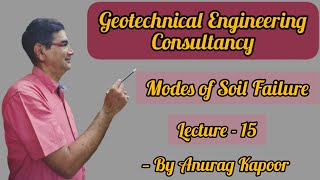 Principal Modes of Soil Failure | General, Punching, Local Shear Failure | Geotechnical Engineering