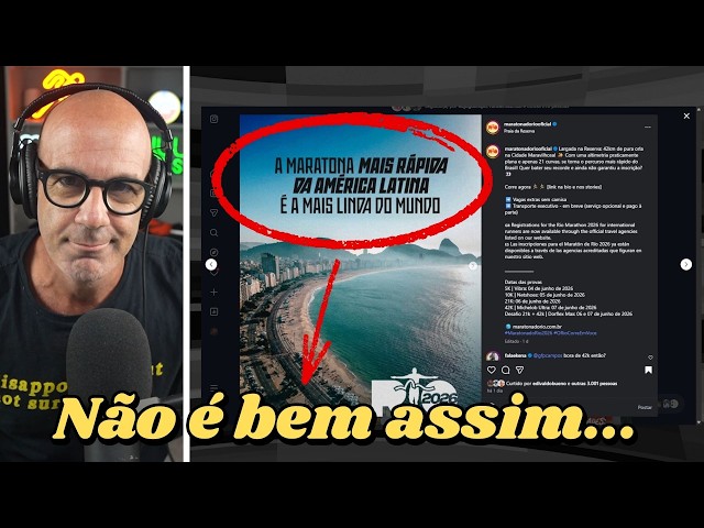 A MARATONA do RIO TÁ FORÇANDO a AMIZADE...