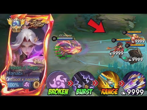 FINALLY!! TRY THIS NEW HANABI 1 HIT BUILD 2026!! ( insane damage💀 ) - MLBB