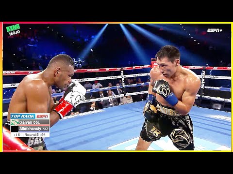 Janibek Alimkhanuly (Kazakhstan) vs Carlos Galvan (Colombia) - Boxing Highlights HD