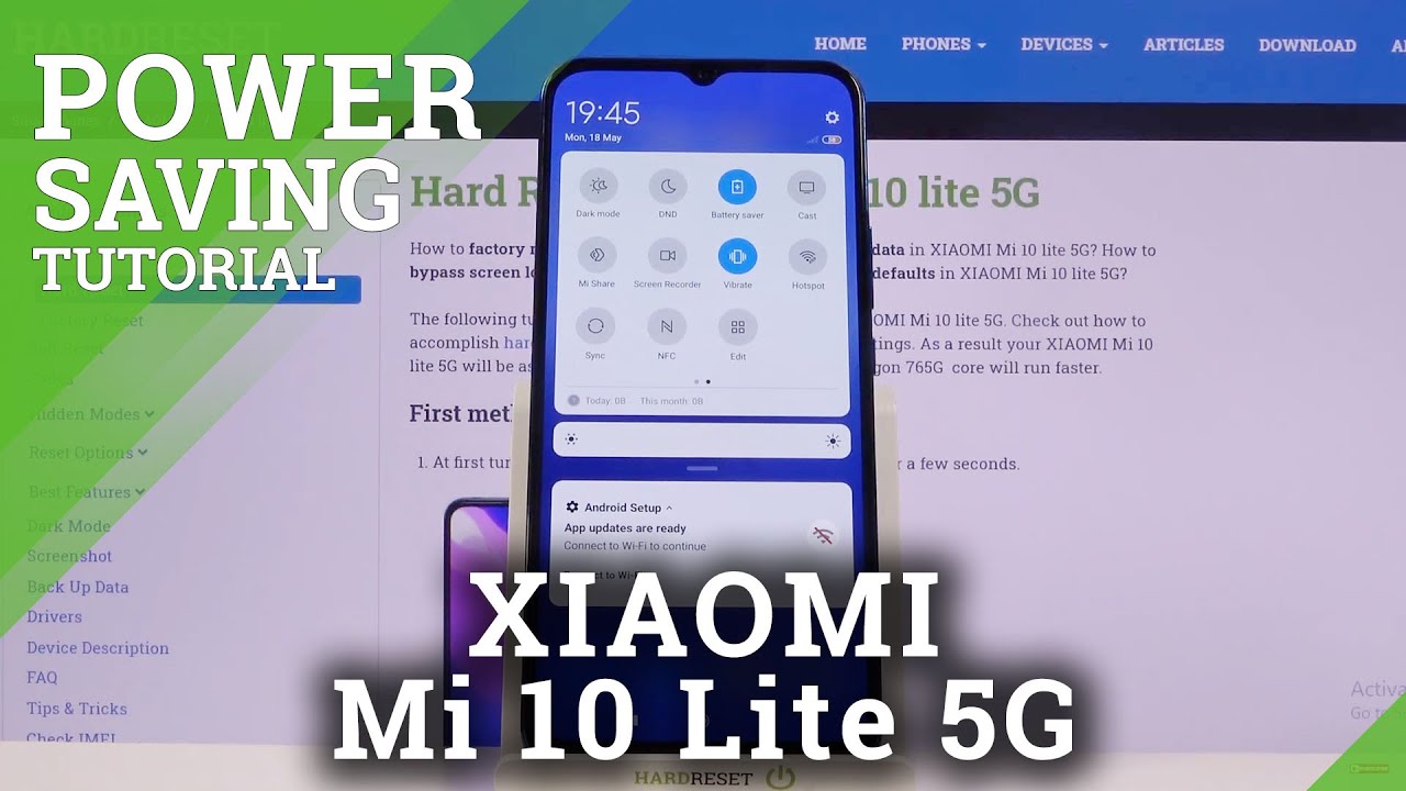 How to Enable Power Saving Mode on XIAOMI Mi 10 Lite 5G – Use Power Saving Mode