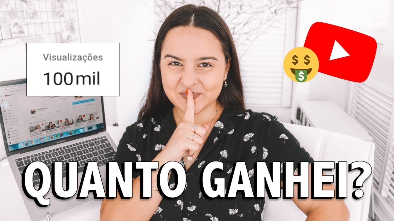 QUANTO O YOUTUBE ME PAGOU POR UM VÍDEO DE 100 MIL VIEWS | Ganhe Dinheiro Com O YouTube