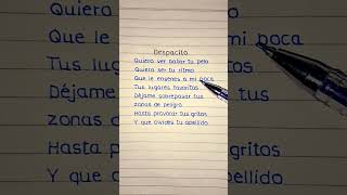 Luis Fonsi ~ Despacito ft. Daddy Yankees (Lyrics)#shorts #lyrics