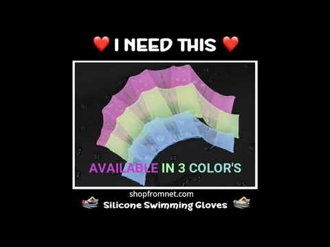 👣Unisex Frog Swimming Hand gloves/👉 Guantes para nadar mas rapido