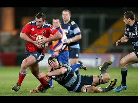 Pack Power produces Penalty Try - Munster v Cardiff Blues 8th February 2014