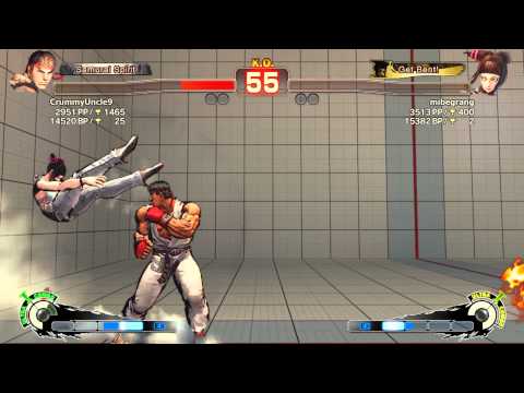 CrummyUncle9 (RY) vs mibegrang (JU) | SSF4: Arcade Edition PC - Ranked Match