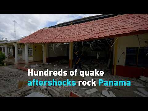 Panama earthquake aftershocks keep residents on edge