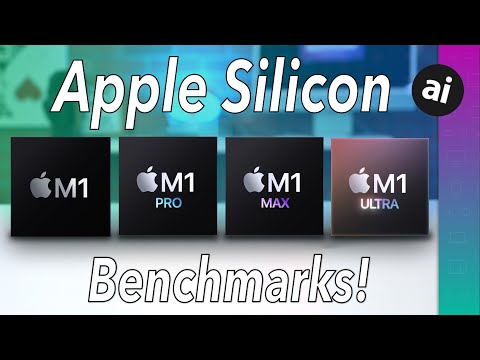 Apple Silicon Comparison! M1 ULTRA VS M1 VS M1 Pro VS M1 Max! Benchmarks!