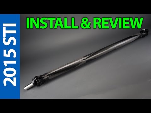 PST Carbon Fiber Driveshaft - 2015+ Subaru WRX STI - Install/Review