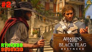#2 [Assassin's Creed Black Flag Resynced][PC最高画質][4K] 伝説の海賊アサシンが帰ってきた！【RTX4080】【Ryzen9 9950X3D】