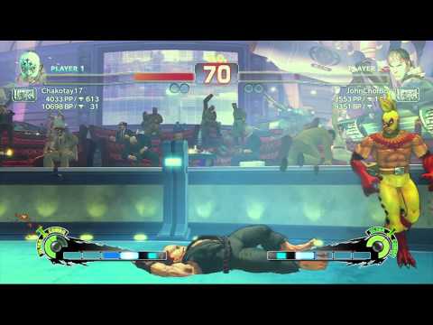 USF4: Chakotay17 (El Fuerte) vs JohnChoiBoy (Ryu) RSF Crazyness