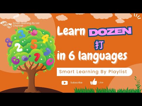 Learn Dozen (一打 / docena) in 6 Langs! | 六種語言輕鬆學會「一打」！ | &iexcl;Aprende \docena\!