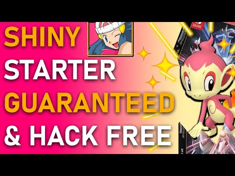 GUARANTEED Shiny Starter Pokemon in BDSP using... BLINKS?