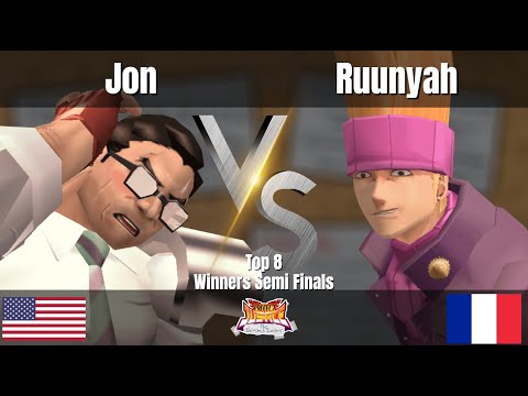 Jon (Hideo) vs Ruunyah (Edge) - Project Justice Entrance Exams Tournament Winners Semi Finals
