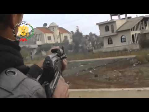 اشتباكات بين عناصر لواء خيالة الزيدي وقوات النظام على جبهة الشيخ مسكين في ريف درعا