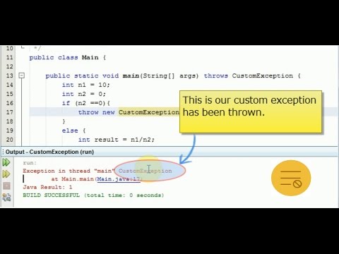 How to create custom exception in Java?, easy tutorial.