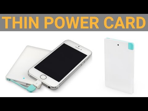 THIN POWER BANK - CREDIT CARD SIZED POWERBANK