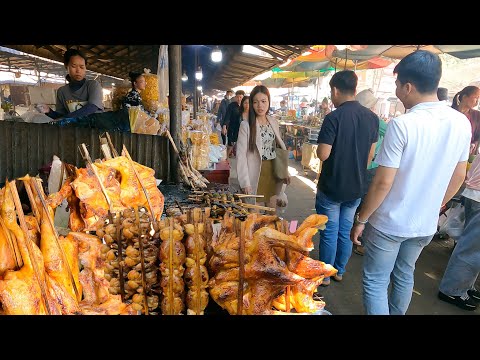 The Greatest Cambodian Countryside Street Food You Must Taste Khmer Yummy Foods @ Oudong Resort