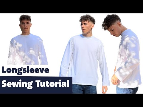 How to sew the perfect Longsleeve | Longsleeve T-Shirt Sewing Tutorial