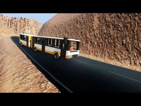 BRICK RIGS DESCI O CANYON COM O ÔNIBUS BI ARTICULADO!!!
