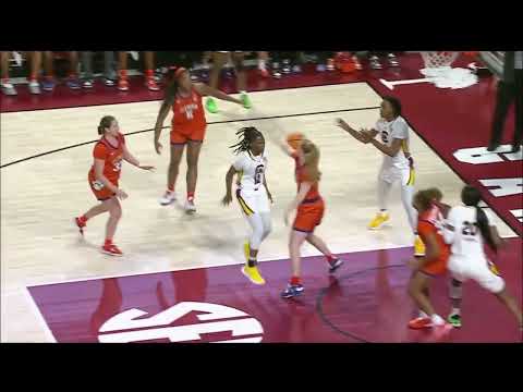 Milaysia Fulwiley WOWS Crowd With Behind Back Pass, DEEP Threes, & Fancy Layup | #1 South Carolina