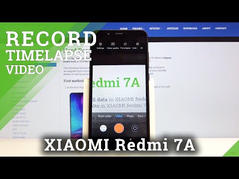 How to Record Timelapse in XIAOMI Redmi 7A