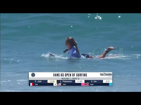 Peterson vs. Ho vs. Ado - Round One, Heat 4 - Vans US Open of Surfing - Women's 2018