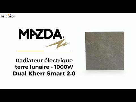 Radiateur pierre naturelle Dual Kherr Smart 1000W Terre Lunaire - Eternal MAZDA