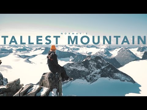 Summiting Norway's tallest mountain Galdhøpiggen