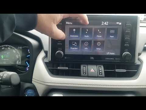 Teaching the Toyota integrated navigation system