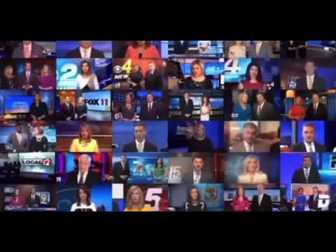 Newscasters all saying the same exact thing - New World Order Broadcast News - FOX CBS ABC NBC CNN