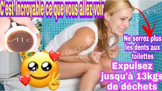 RIEN AU MONDE NE VOUS FERA UN TEL BIEN!Gros Ventre,Ballonnements,Gaz, Constipation Chronique , Prend