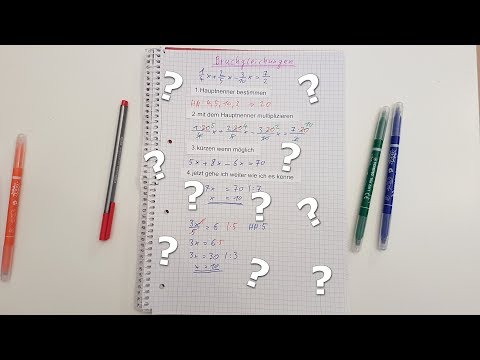 ☺Bruchgleichungen lösen für Dummies☺ - einfach erklärt