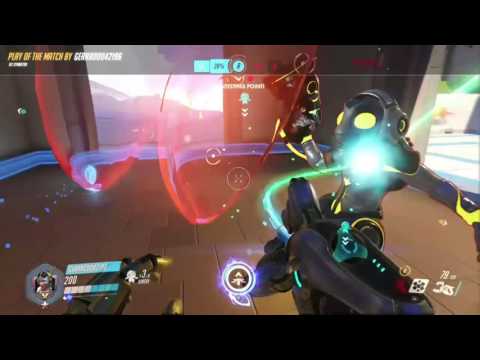 Overwatch: Symmetra on attack
