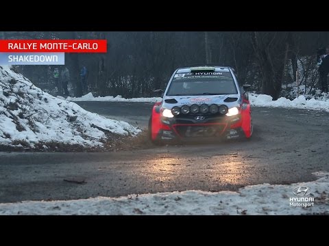 Rallye Monte-Carlo Shakedown - Hyundai Motorsport 2016