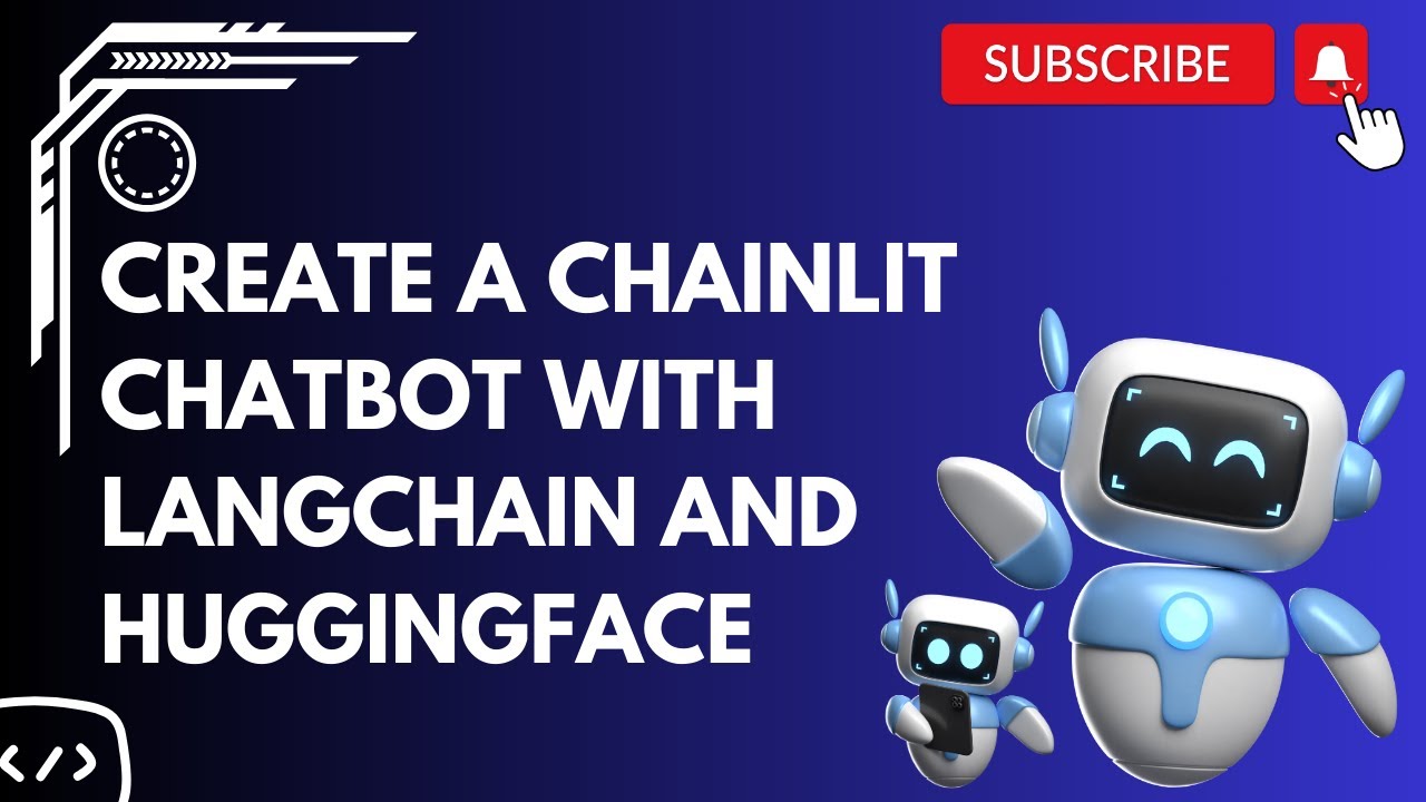 Create a Chainlit chatbot with Langchain and Huggingface