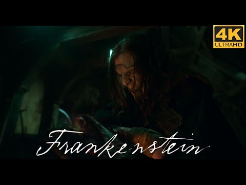 Frankenstein (2025) / The Creature Kill Wolves Scene  / 4K